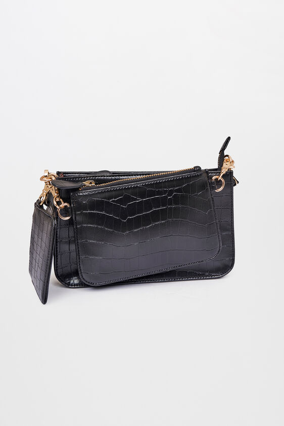 Black Sling Bag, , image 5